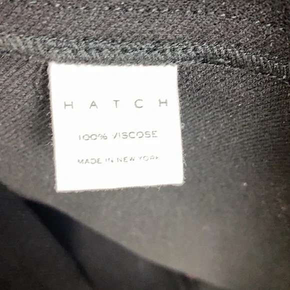 HATCH Maternity Shift Mini Short Dress Black Boat Neckline size 0 - Picture 8 of 11